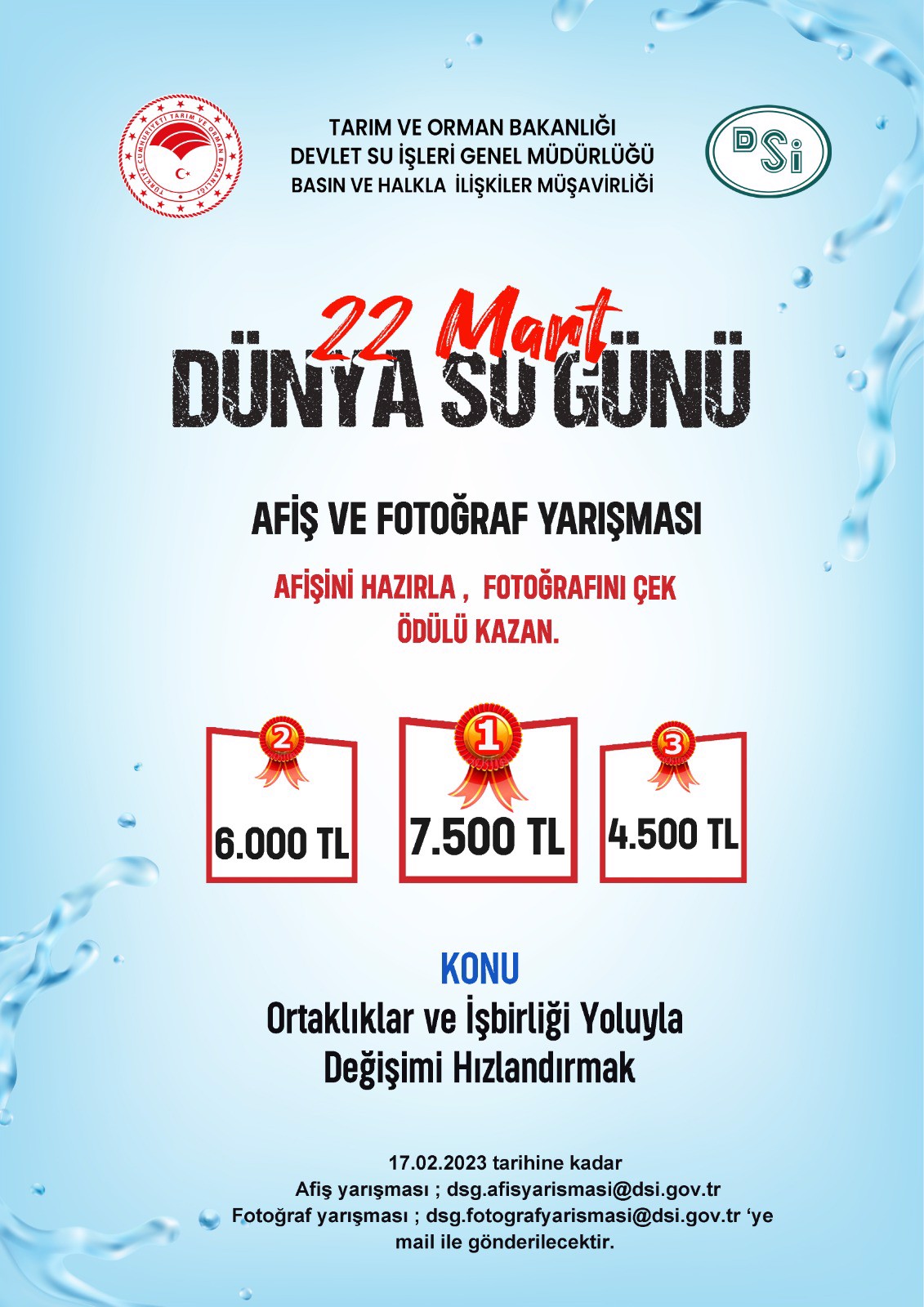DÜNYA SU GÜNÜ YARIŞMASI HK.